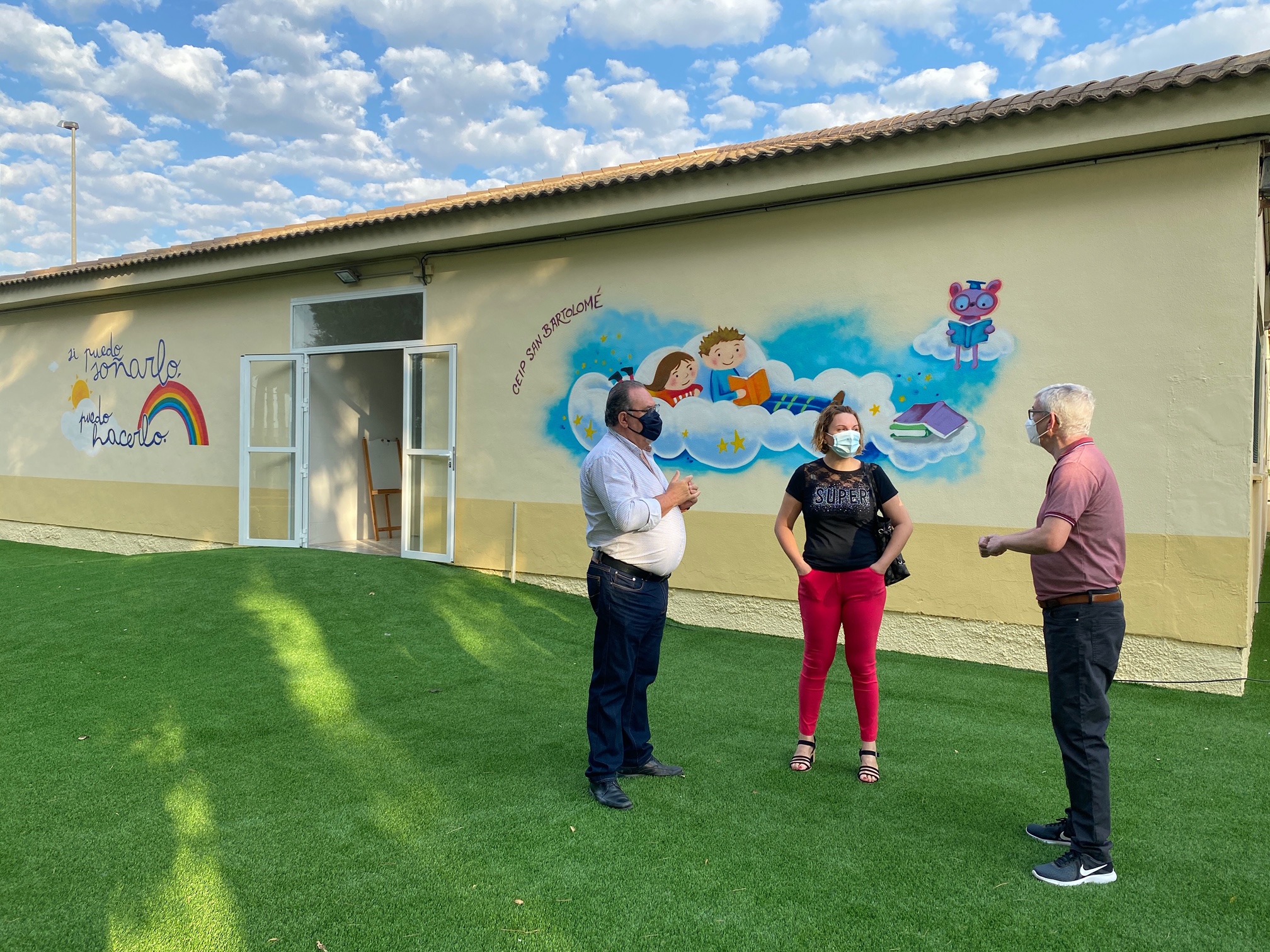 Finalizadas las obras en los colegios de San Bartolomé y EEI