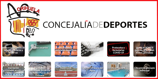Acceder al sitio web de reservas de instalaciones deportivas