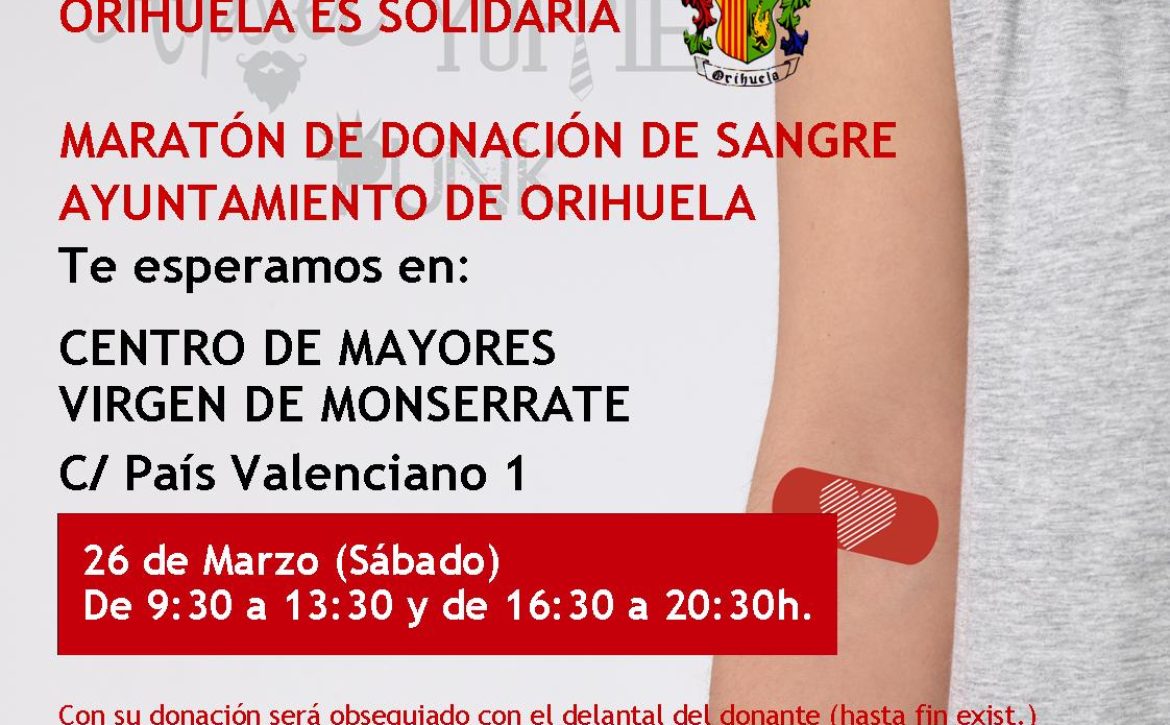 CARTEL OFICIAL MARATON AYTO ORIHUELA 26-3-16