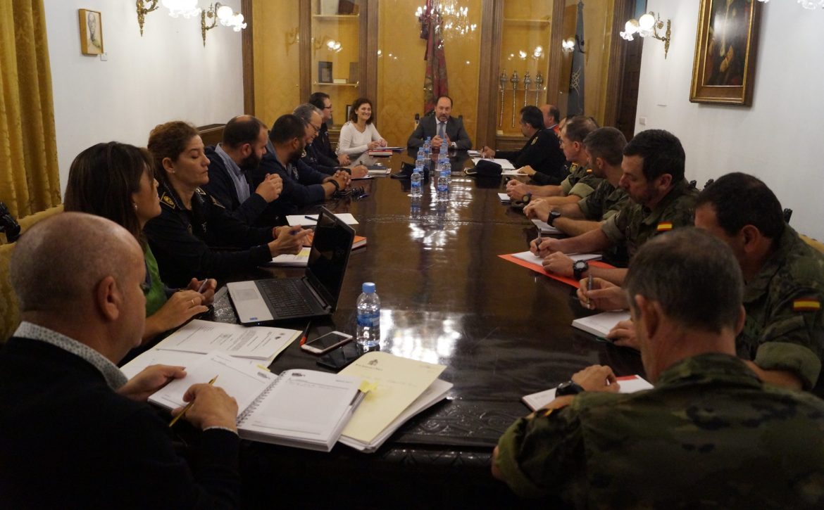 Reunión coordinación Jura Bandera