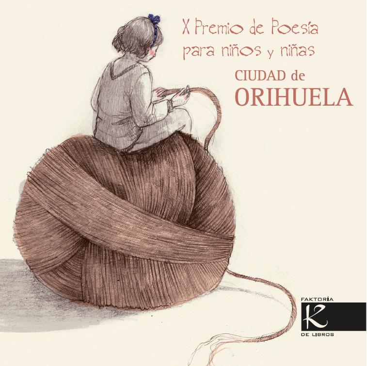 Imagen de portada del folleto del X Premio Internacional de Poesía de Niños y Niñas Ciudad de Orihuela