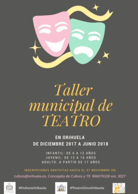 Taller de TEATRO cartel