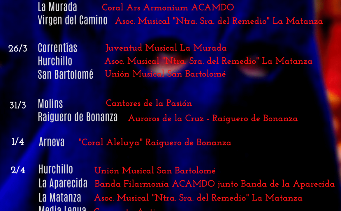 La Pasión en pedanias