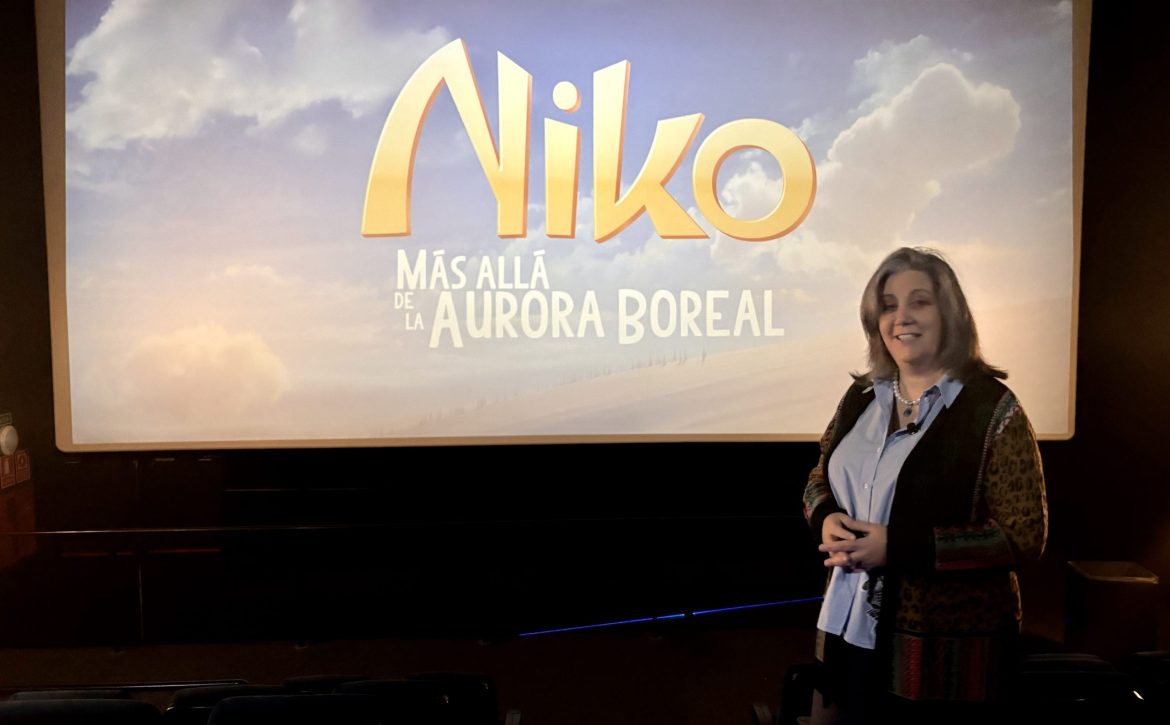 foto concejala sesioěn cine adaptado