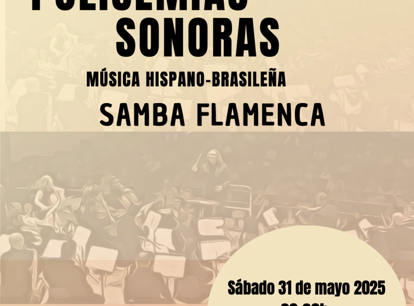 Cartel polisemias sonoras Muìsica Hispano-BrasilenÞa (1)