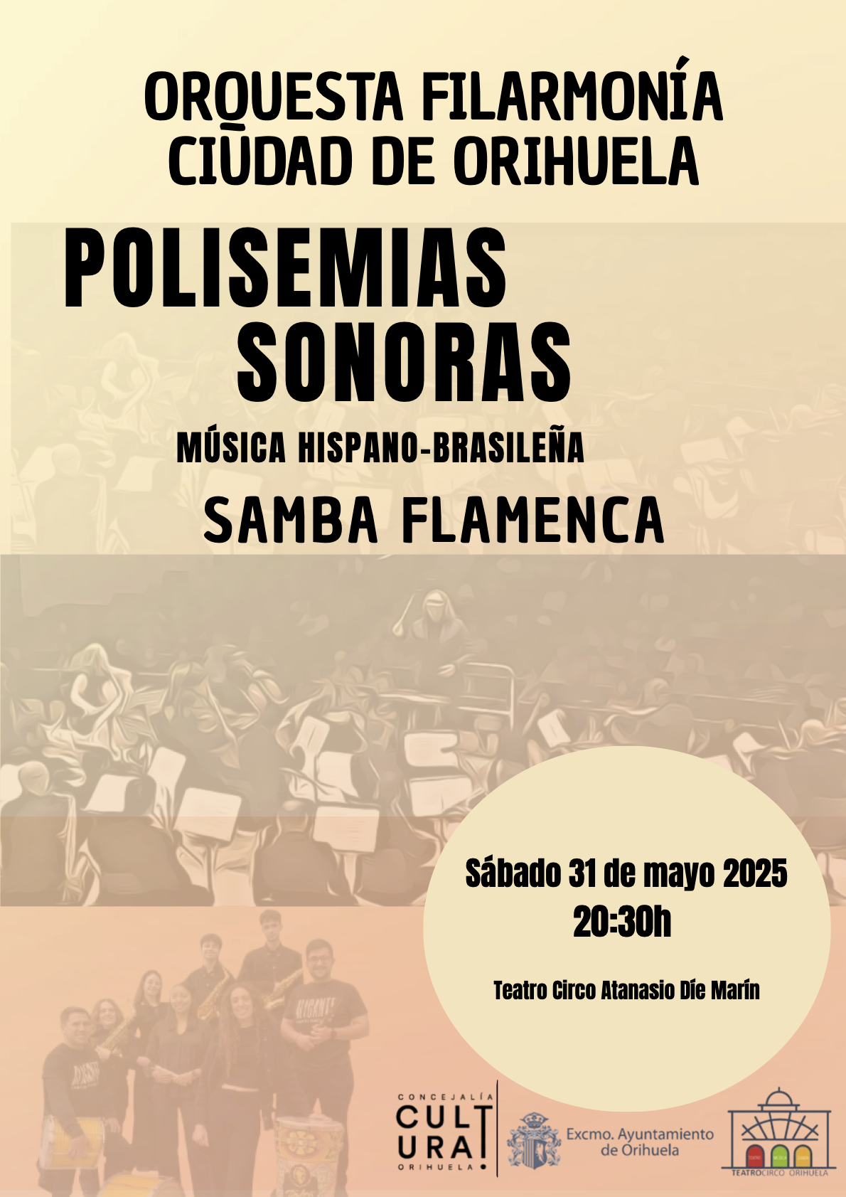 Cartel polisemias sonoras Muìsica Hispano-BrasilenÞa (1)