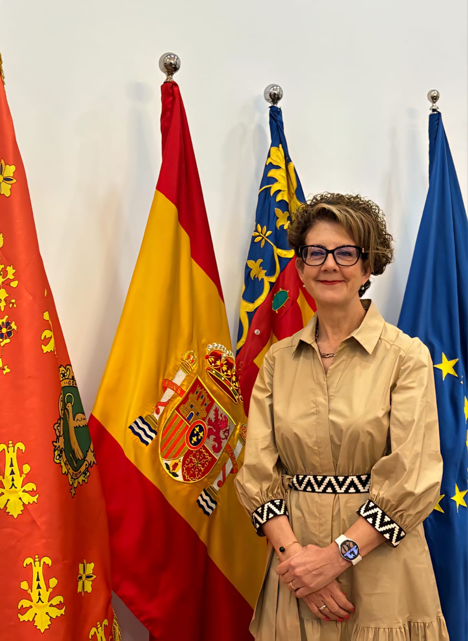 Mª Ángeles Esteban Abad, Síndica Portadora de la Gloriosa Enseña del Oriol 2025