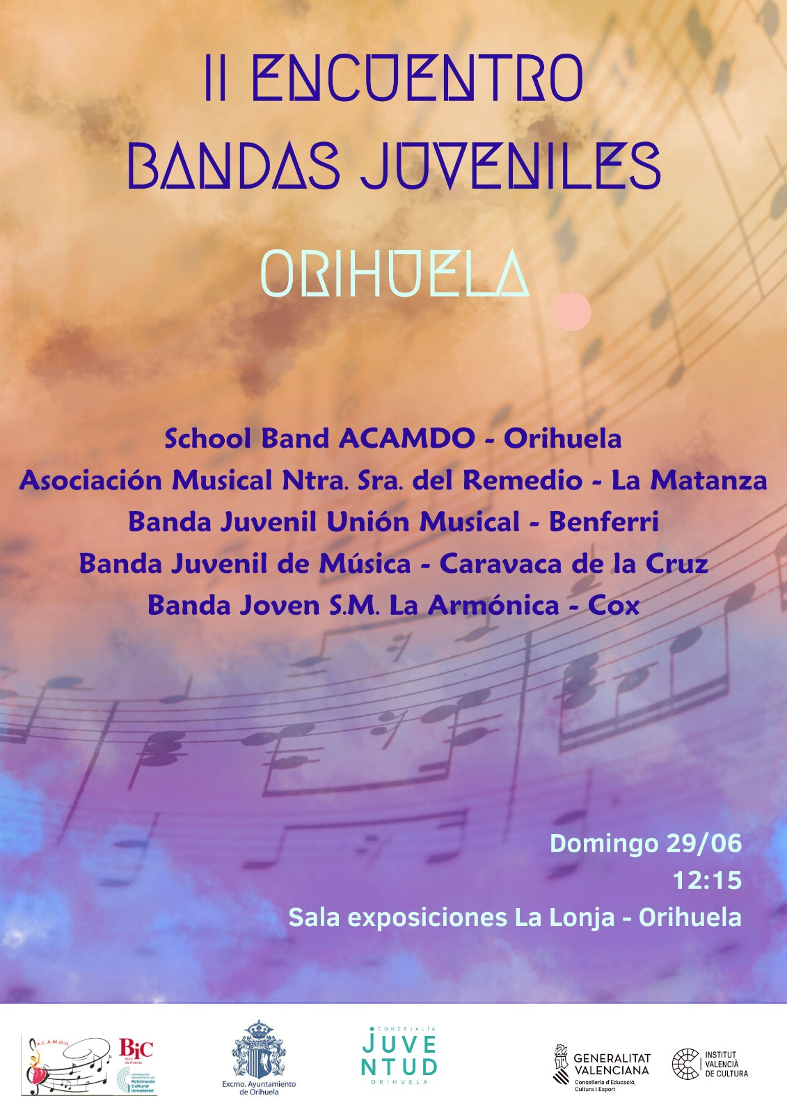cartelEncuentrodeBandasJuveniles
