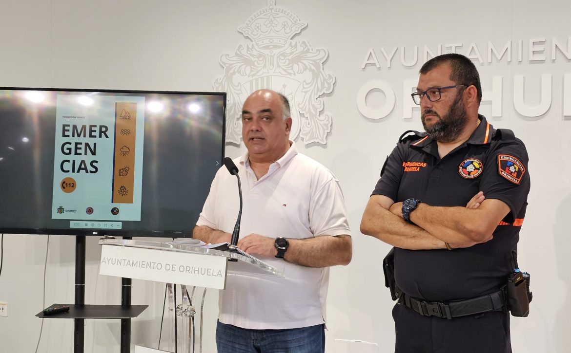 foto de la rueda de prensa de Emergencias