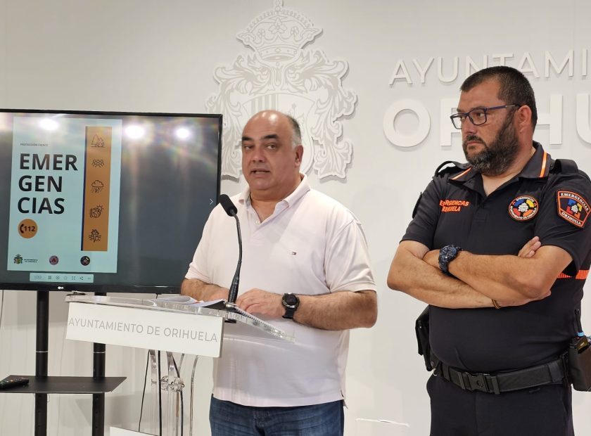 foto de la rueda de prensa de Emergencias