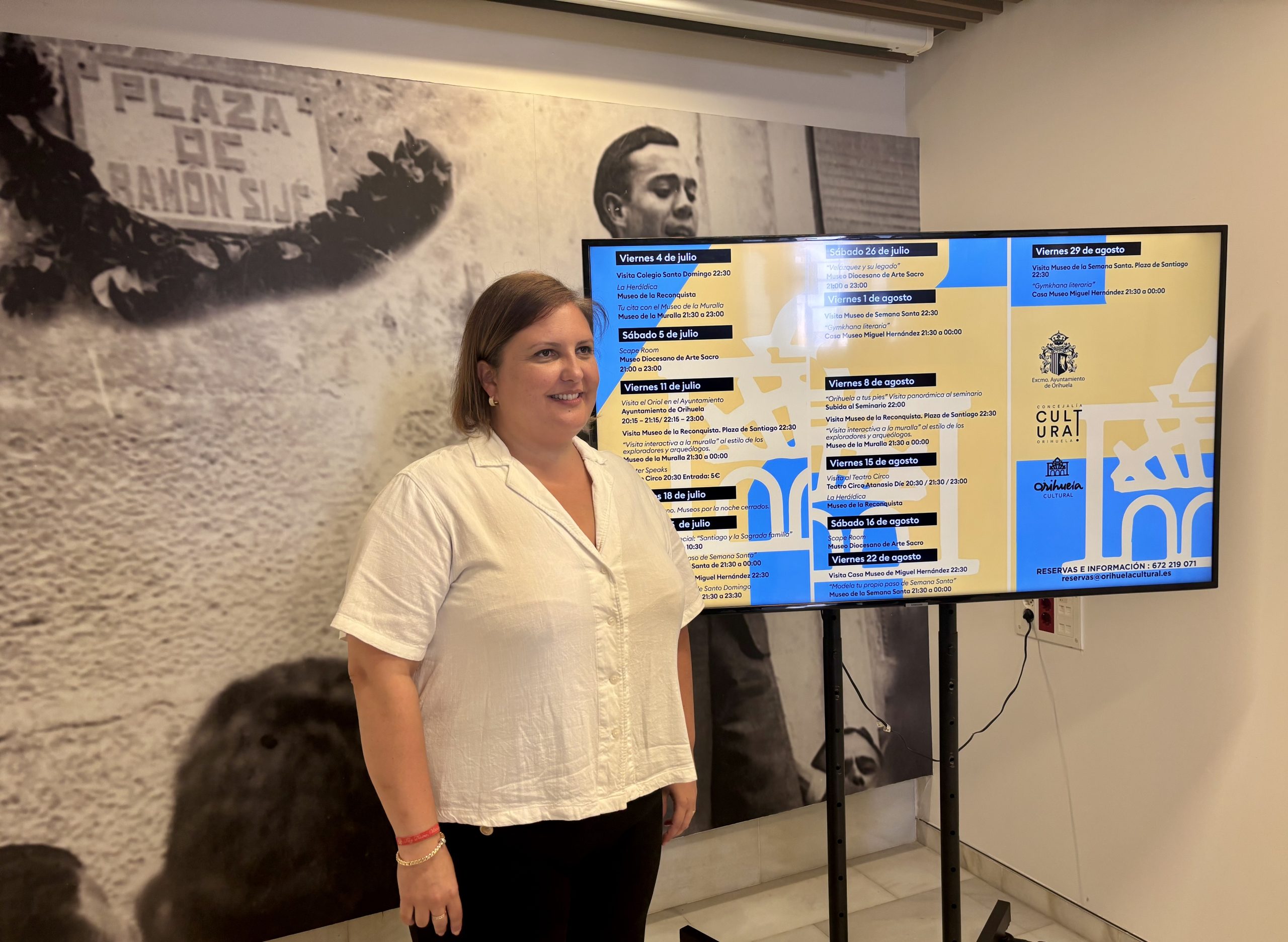 Cultura Orihuela organiza actividades nocturnas en sus museos en julio y agosto