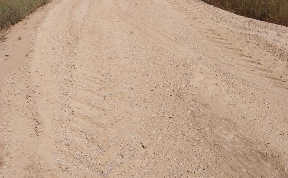 Foto mejora de los caminos