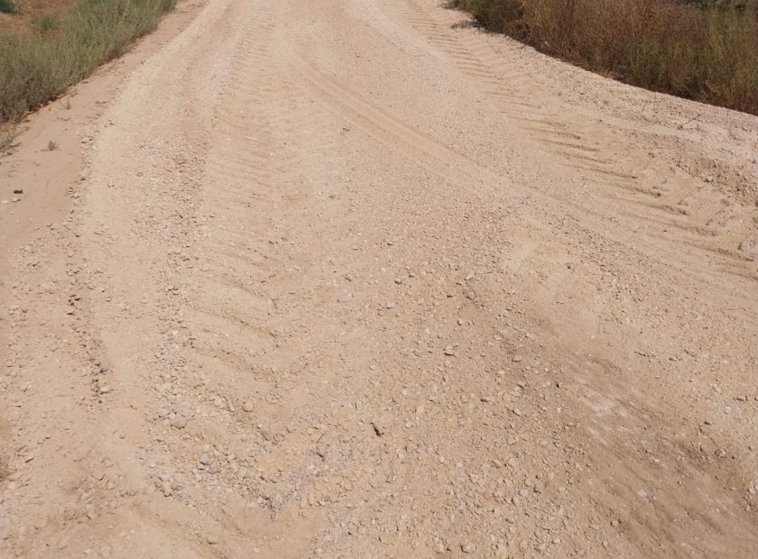 Foto mejora de los caminos