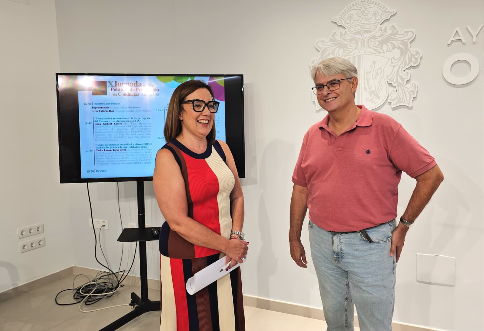 El chemsex, a análisis en la X Jornada de Prevención de Conductas Adictivas de Orihuela organizada por la Concejalía de Sanidad