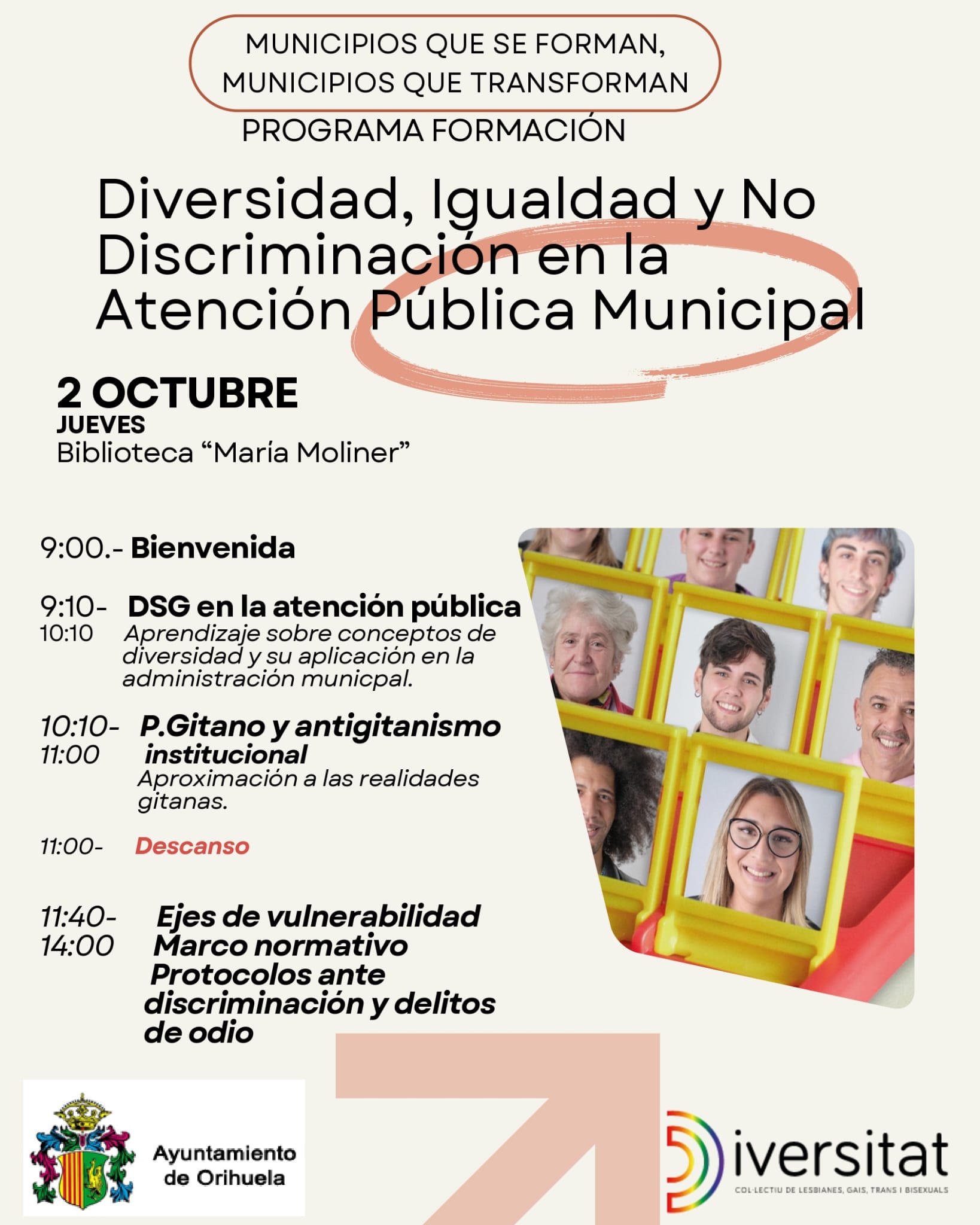 Bienestar Social organiza un curso de Atención Municipal a la Diversidad
