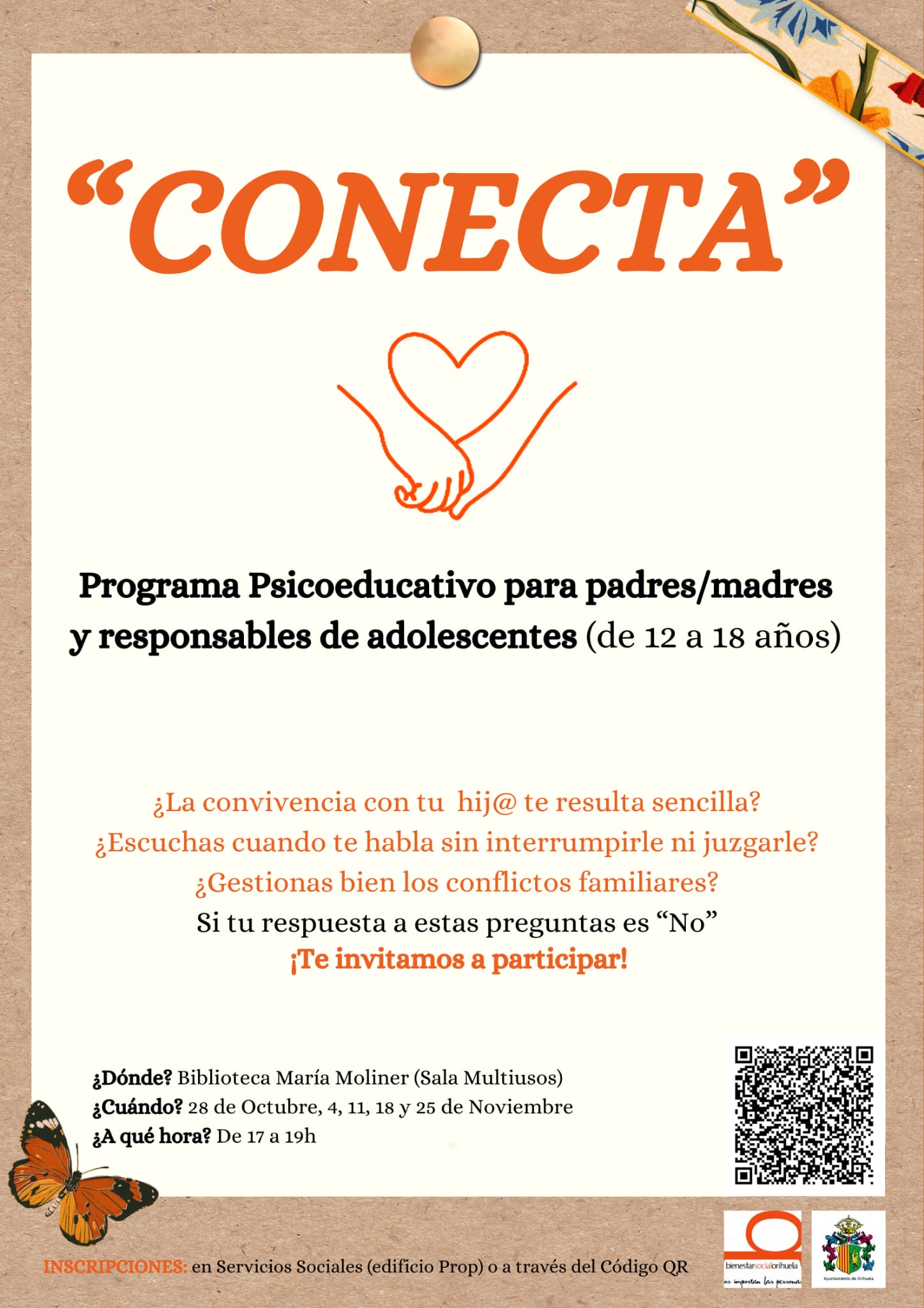 Cartel de conecta