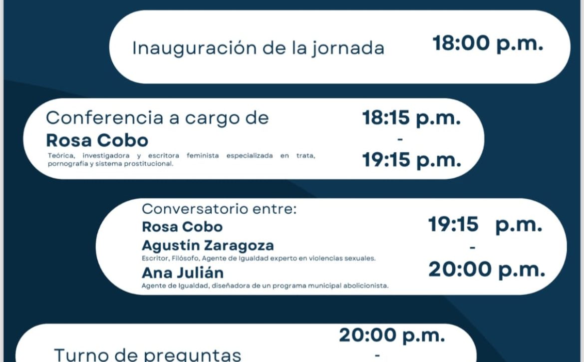 Cartel jornada técnica prostitución