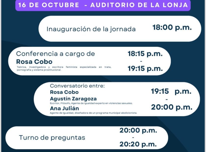 Cartel jornada técnica prostitución