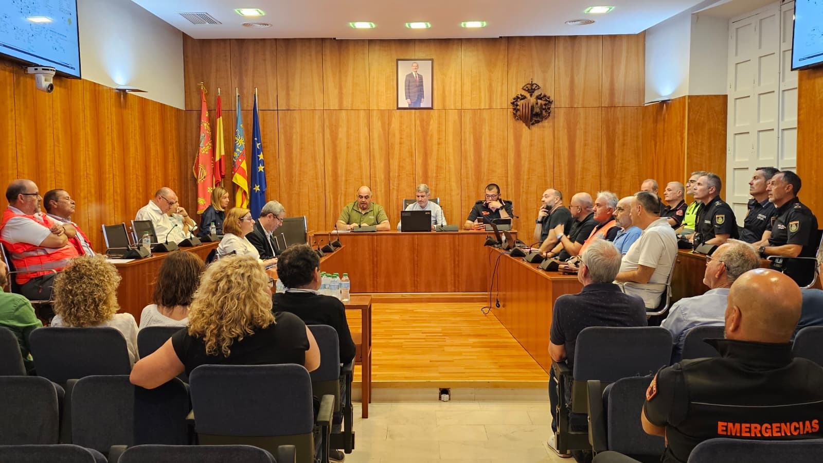 Reunión del CECOPAL y constitución del Puesto de Mando Avanzado en Orihuela