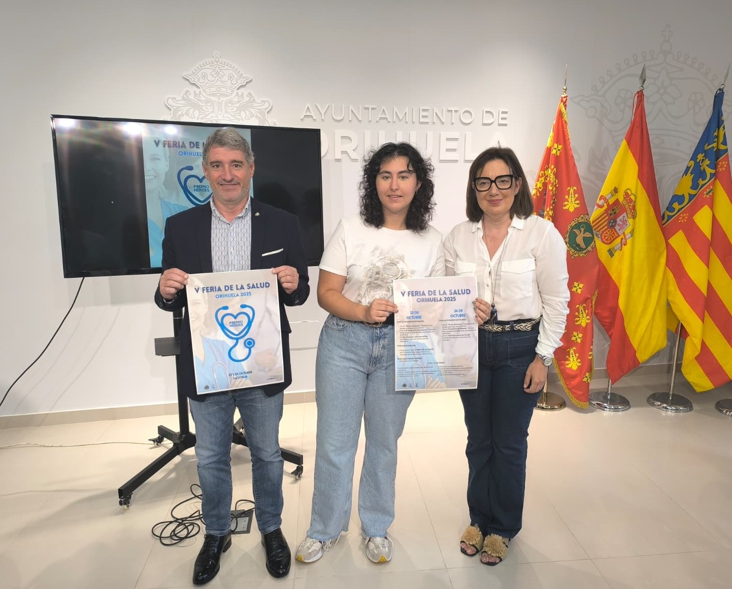 Orihuela presenta la V Feria de la Salud y los galardonados de la Gala de Sanidad ‘Premios Héroes’ 2025
