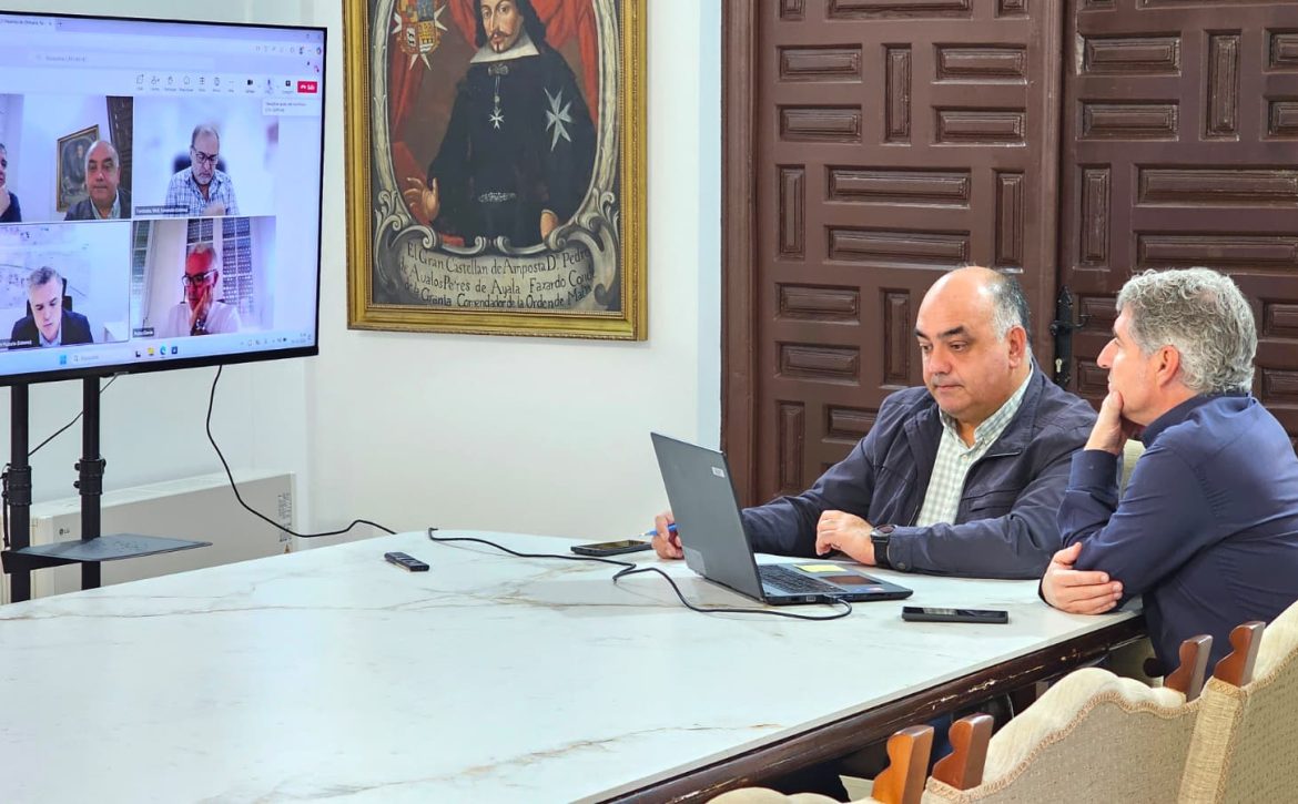 foto de la reunión telemática mantenida con ADIF