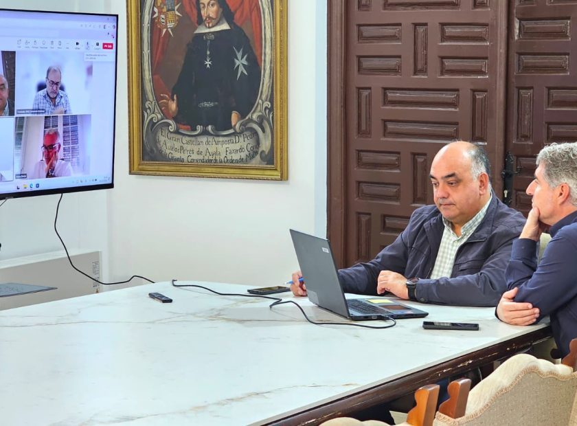 foto de la reunión telemática mantenida con ADIF