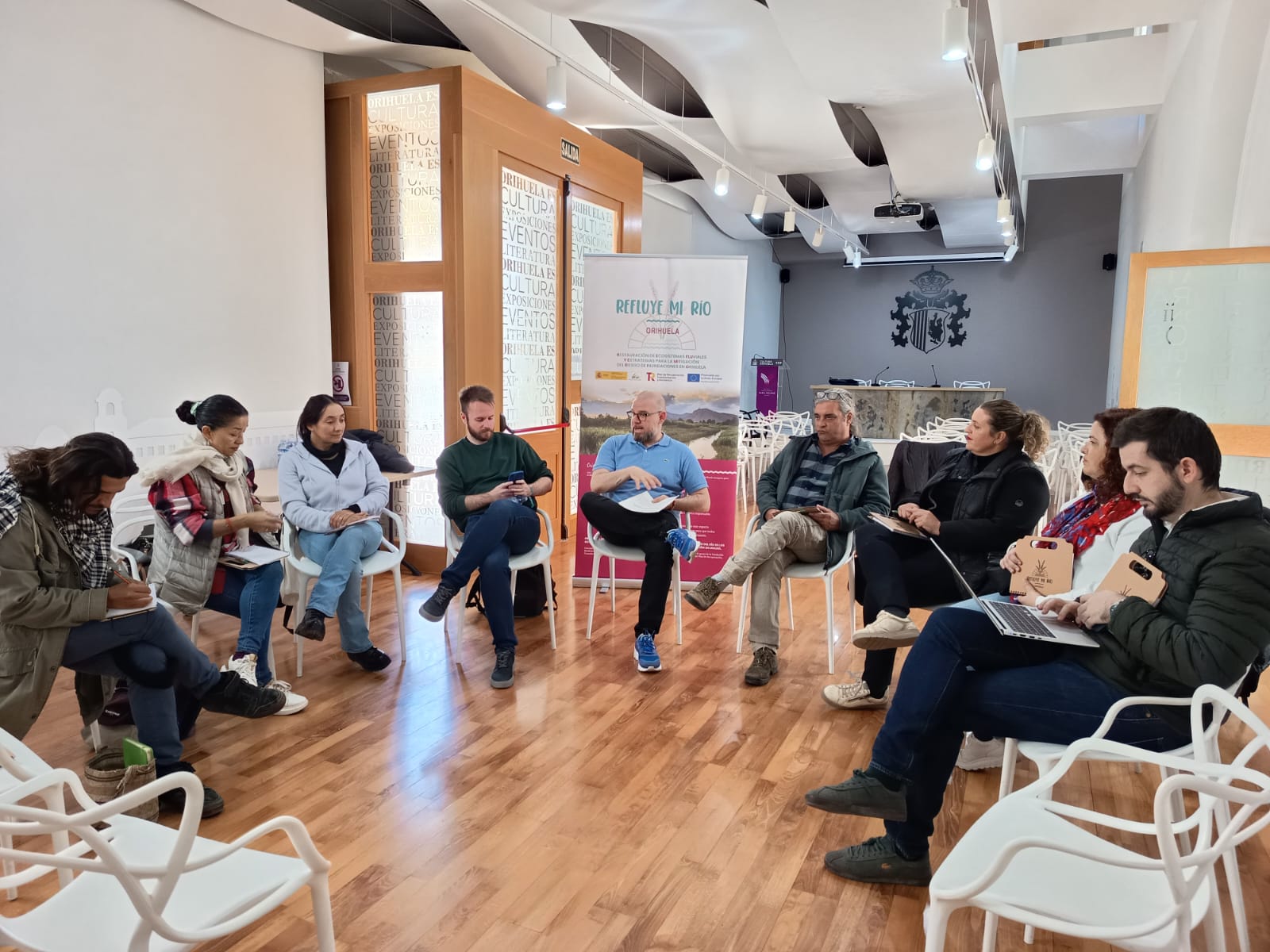 Orihuela celebra el tercer encuentro participativo de Refluye Mi Río y avanza en la Carta de Recomendaciones