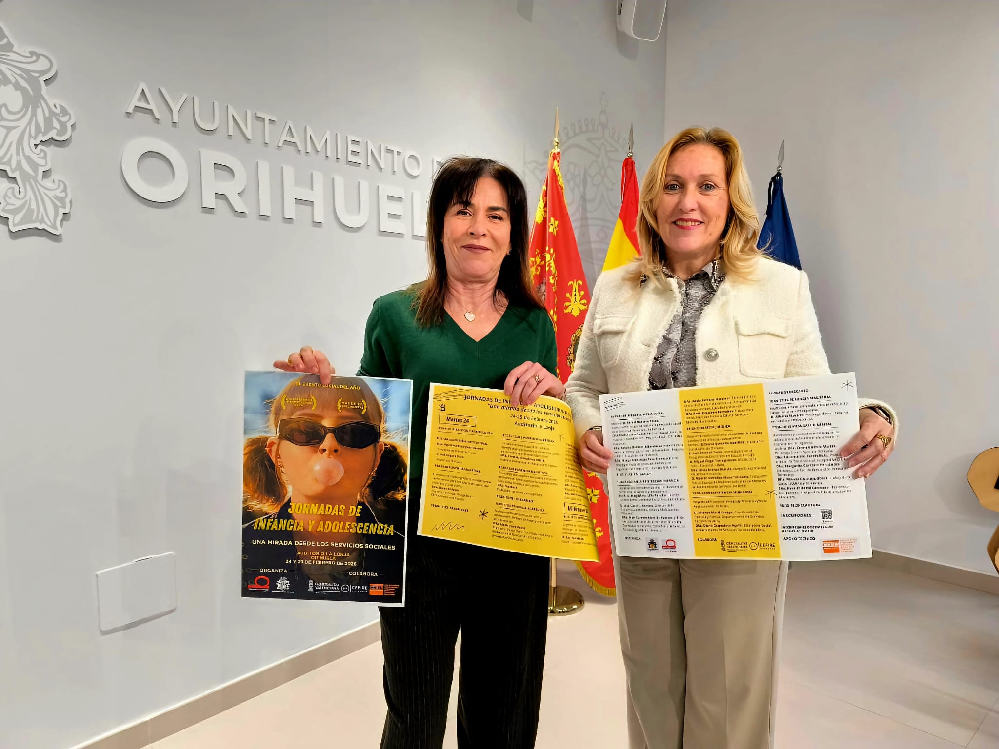 Foto rueda de prensa jornadas bienestar social