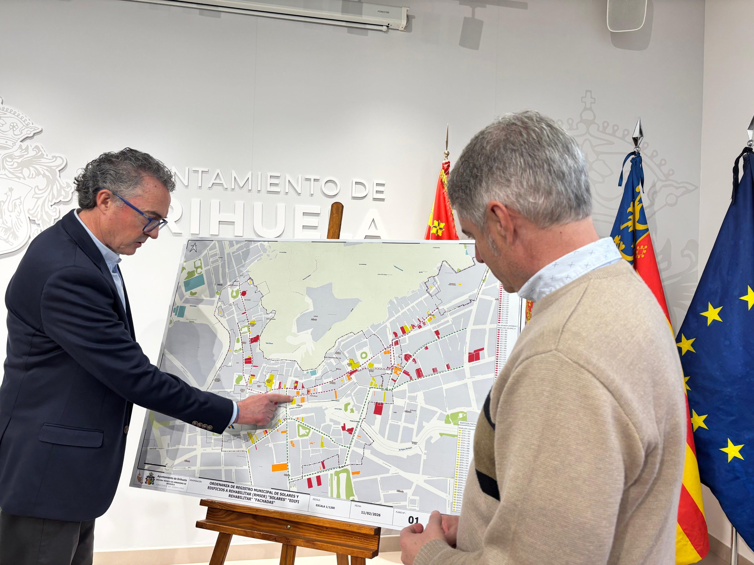 El Ayuntamiento activa el Registro de Solares y exigirá el cumplimiento del deber de edificar en el Centro Histórico