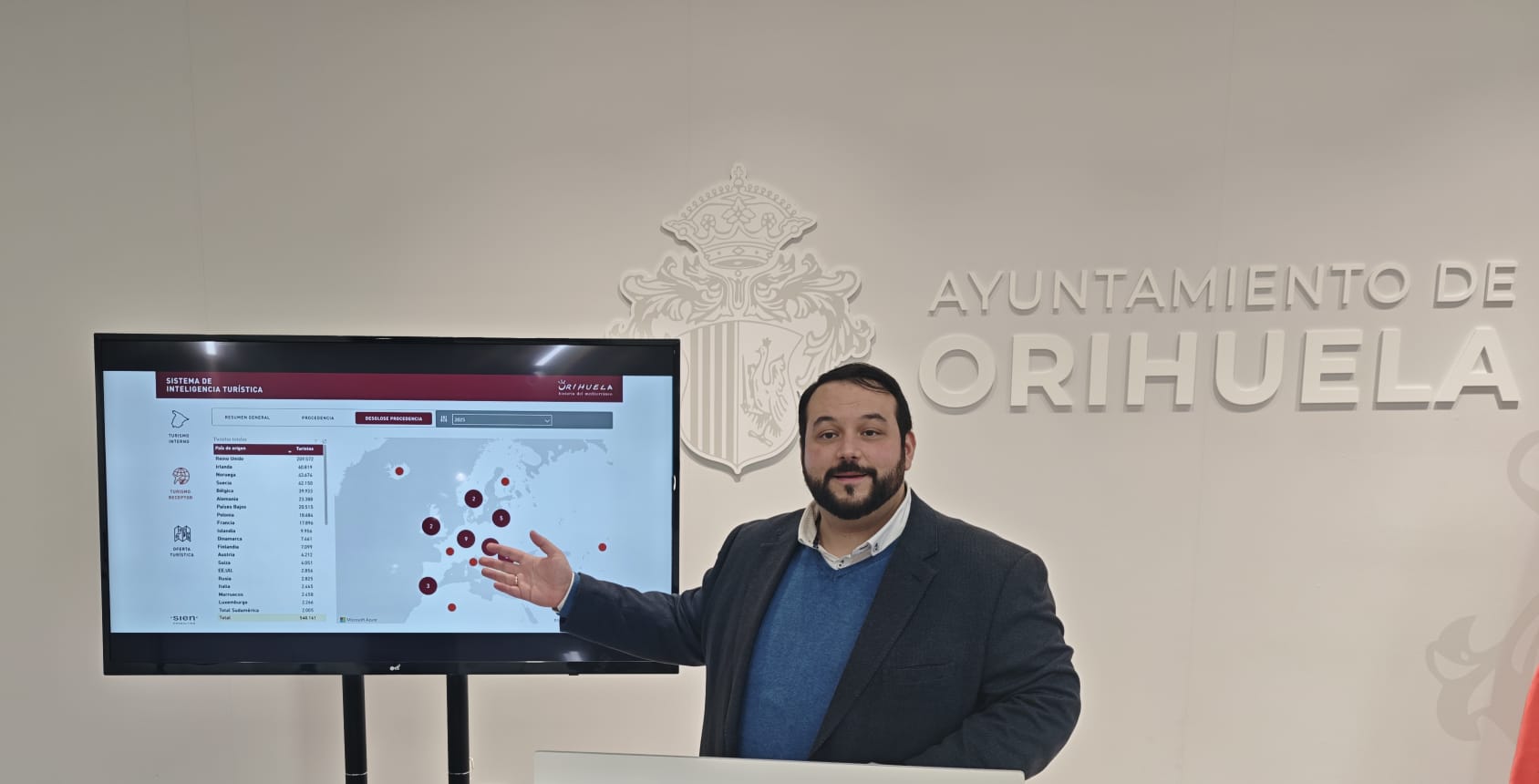 Orihuela refuerza la gestión turística con la puesta en marcha de su Sistema de Inteligencia Turística