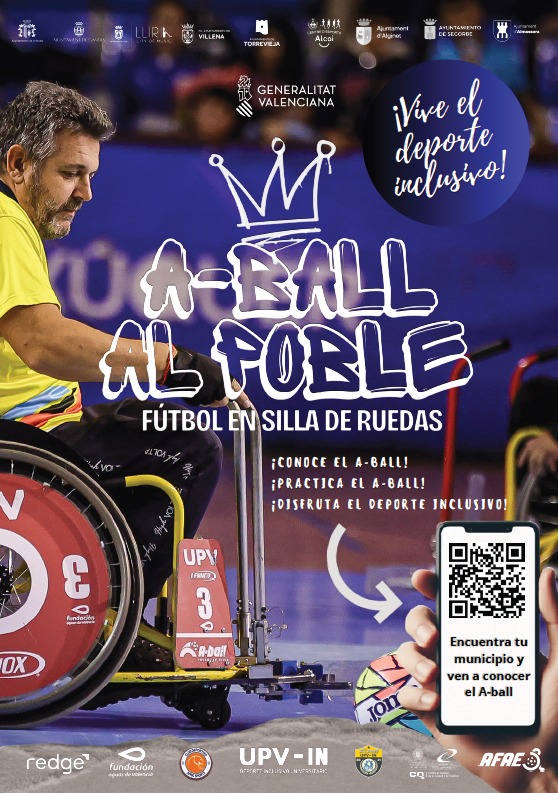 Orihuela acoge el próximo 21 de abril la jornada ‘A-Ball al Poble’ para acercar el fútbol en silla de ruedas y fomentar la inclusión