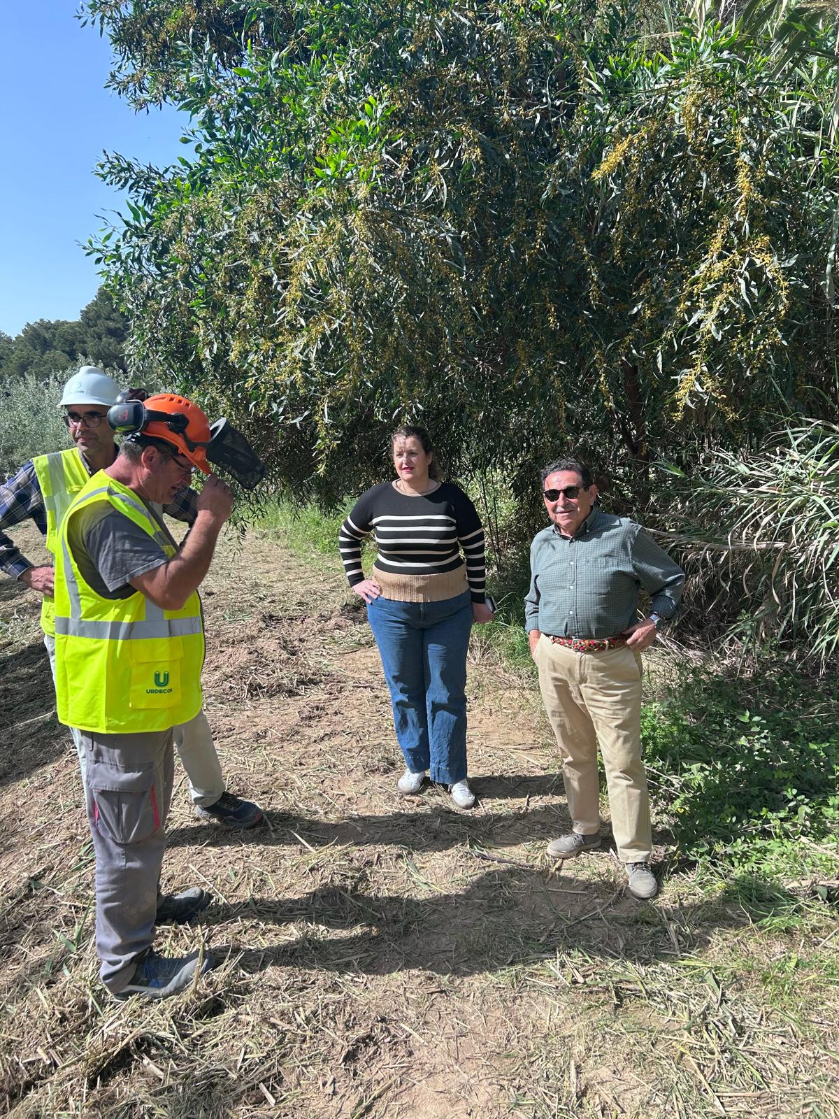 El Ayuntamiento de Orihuela inicia nuevas actuaciones de limpieza de cauces en la costa para prevenir inundaciones y mejorar el entorno natural