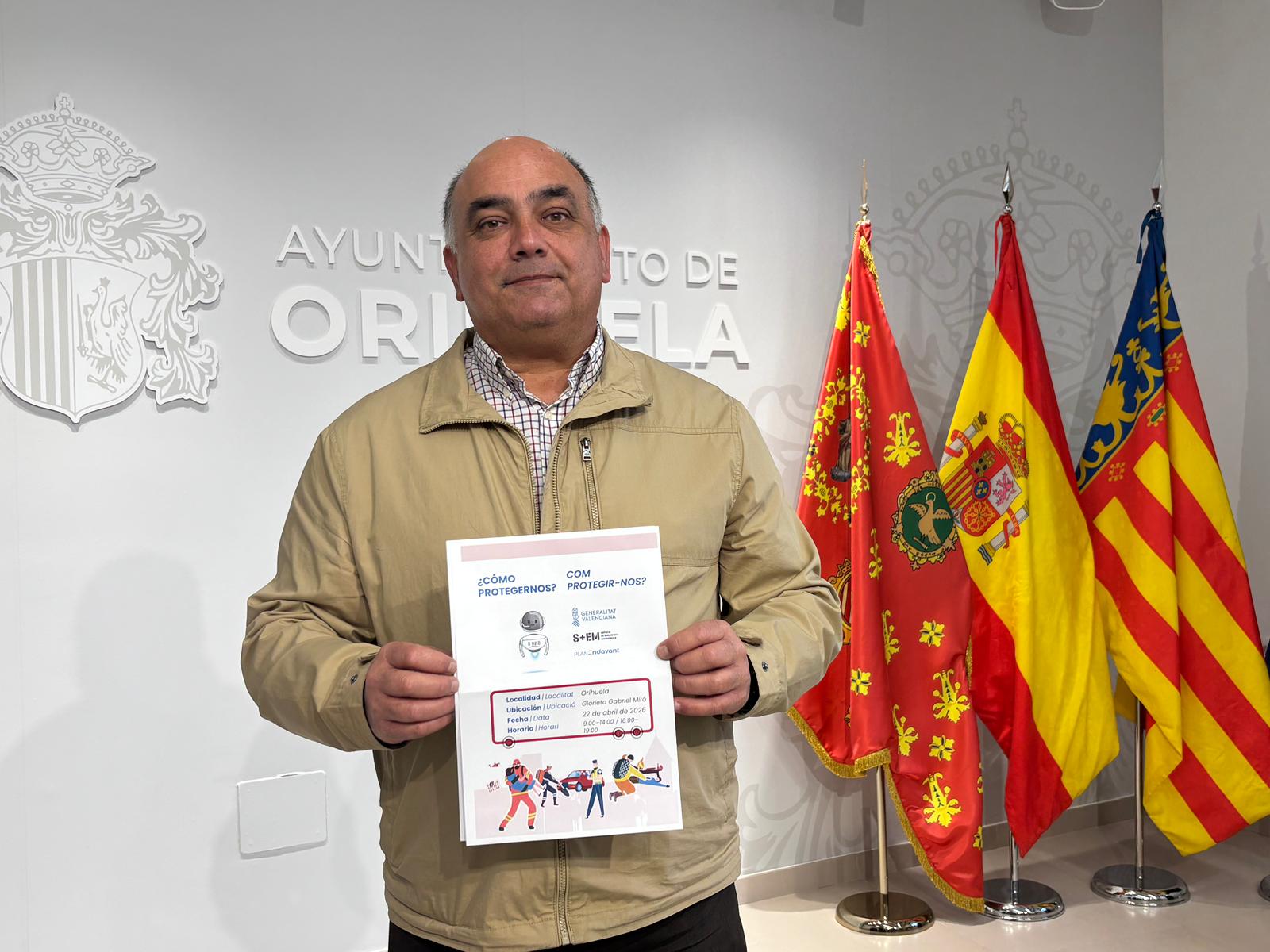 Orihuela acoge este miércoles una jornada de prevención en emergencias con un autobús interactivo