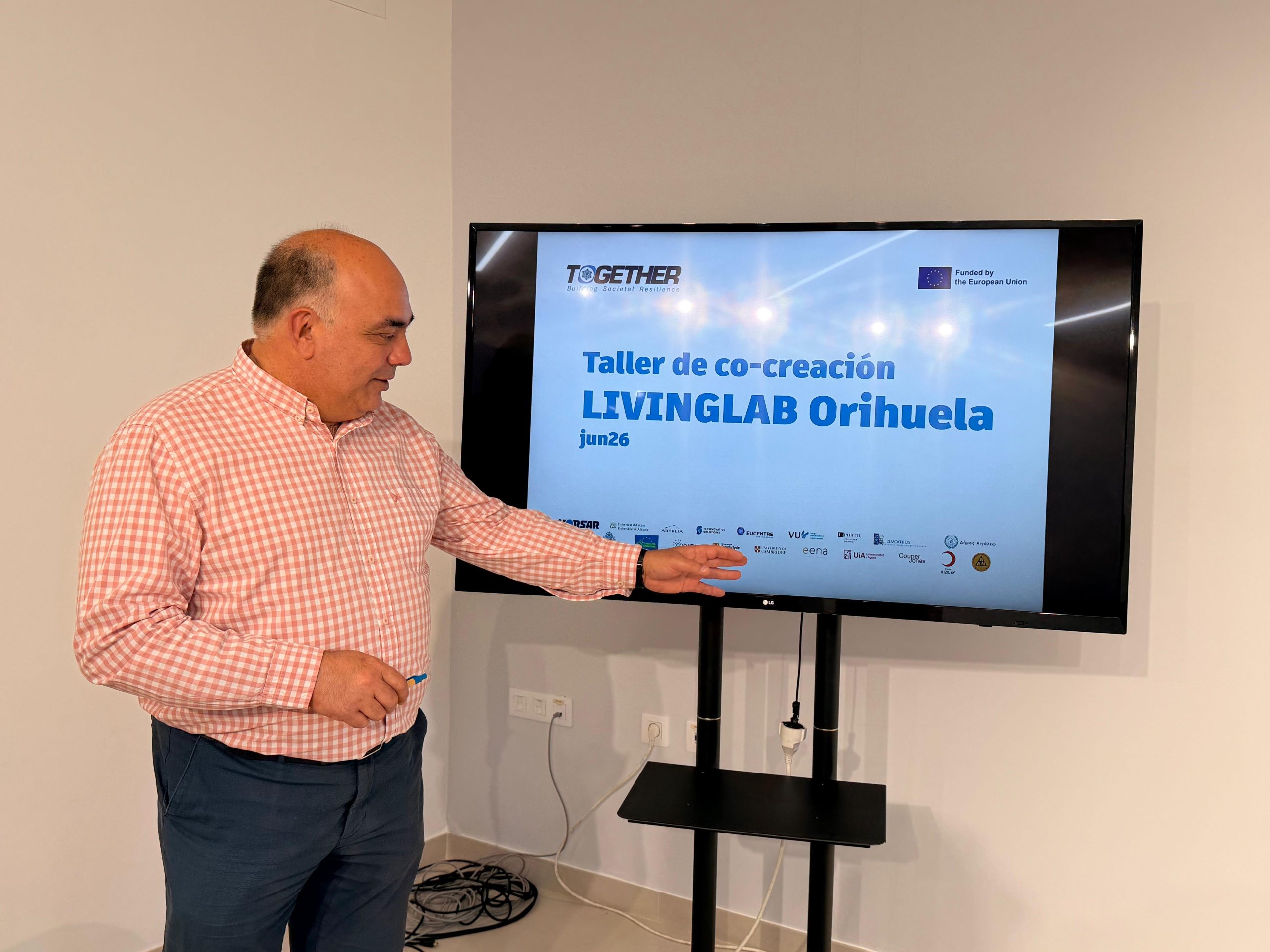 Orihuela acogerá el primer taller del proyecto europeo ‘TOGETHER’ para reforzar la respuesta ante emergencias y riesgos climáticos