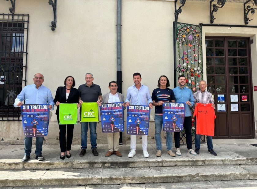 Foto presentación triatlón