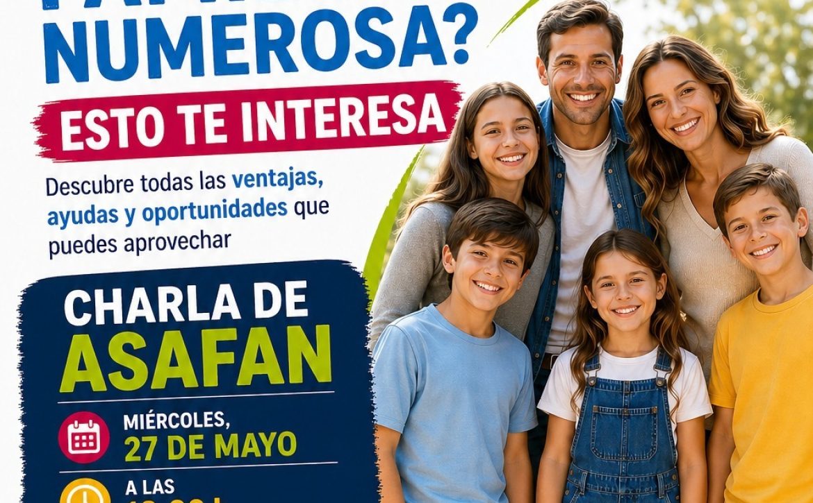 Imagen Concejalia Familia charla familias numerosas