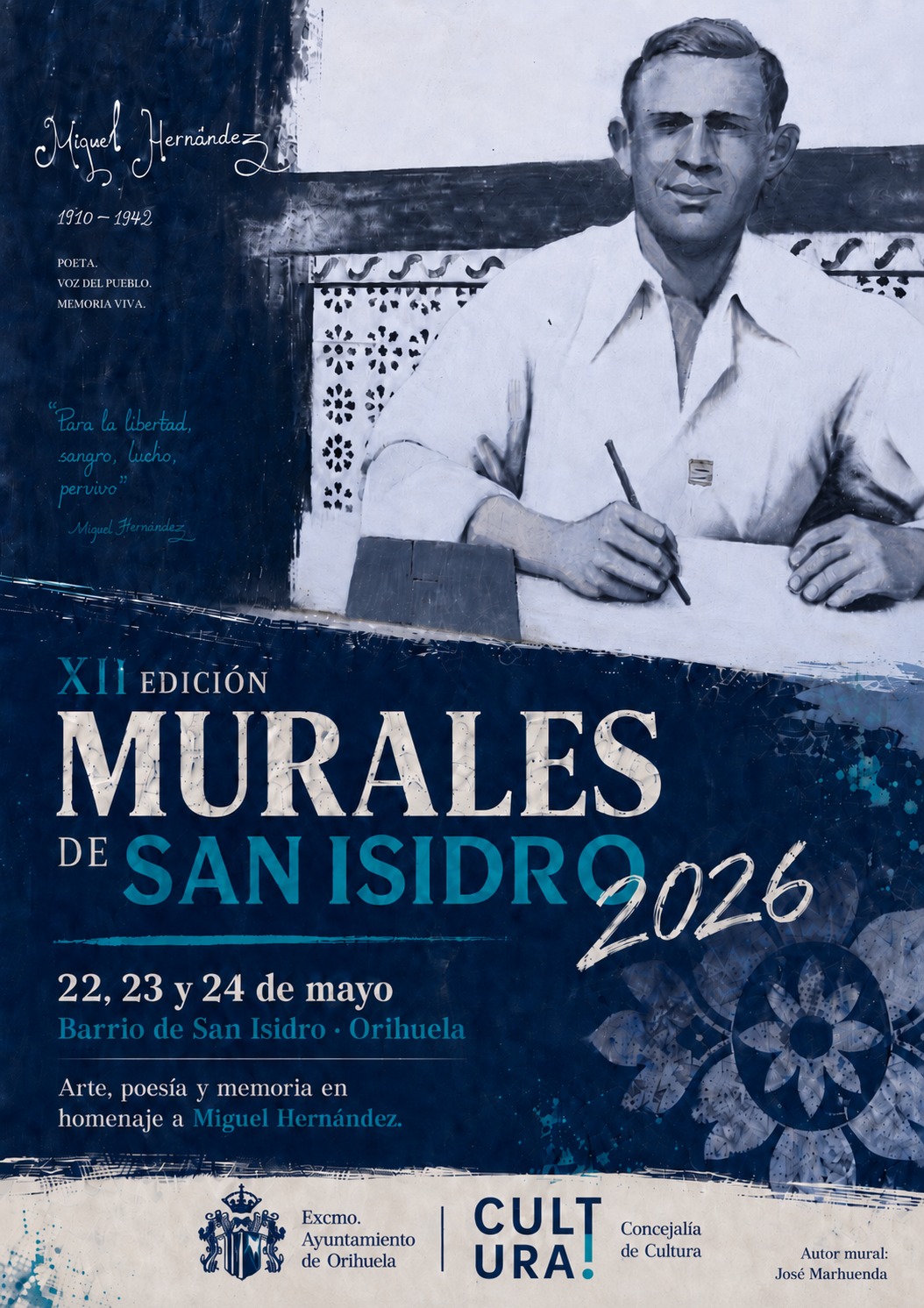 La Concejalía de Cultura presenta ‘Murales de San Isidro 2026’, un fin de semana de arte, música y actividades para todos los públicos