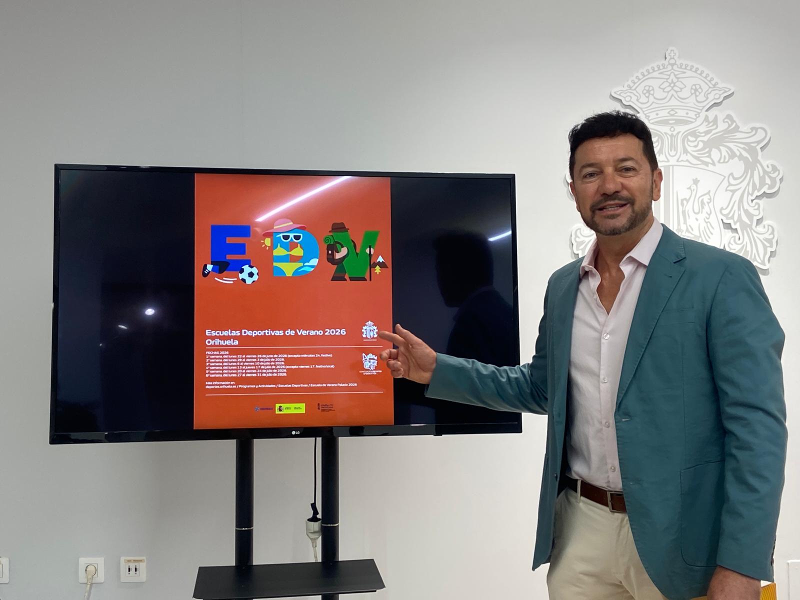 Orihuela amplía sus Escuelas Deportivas de Verano 2026 a la costa y oferta más de 750 plazas para facilitar la conciliación familiar