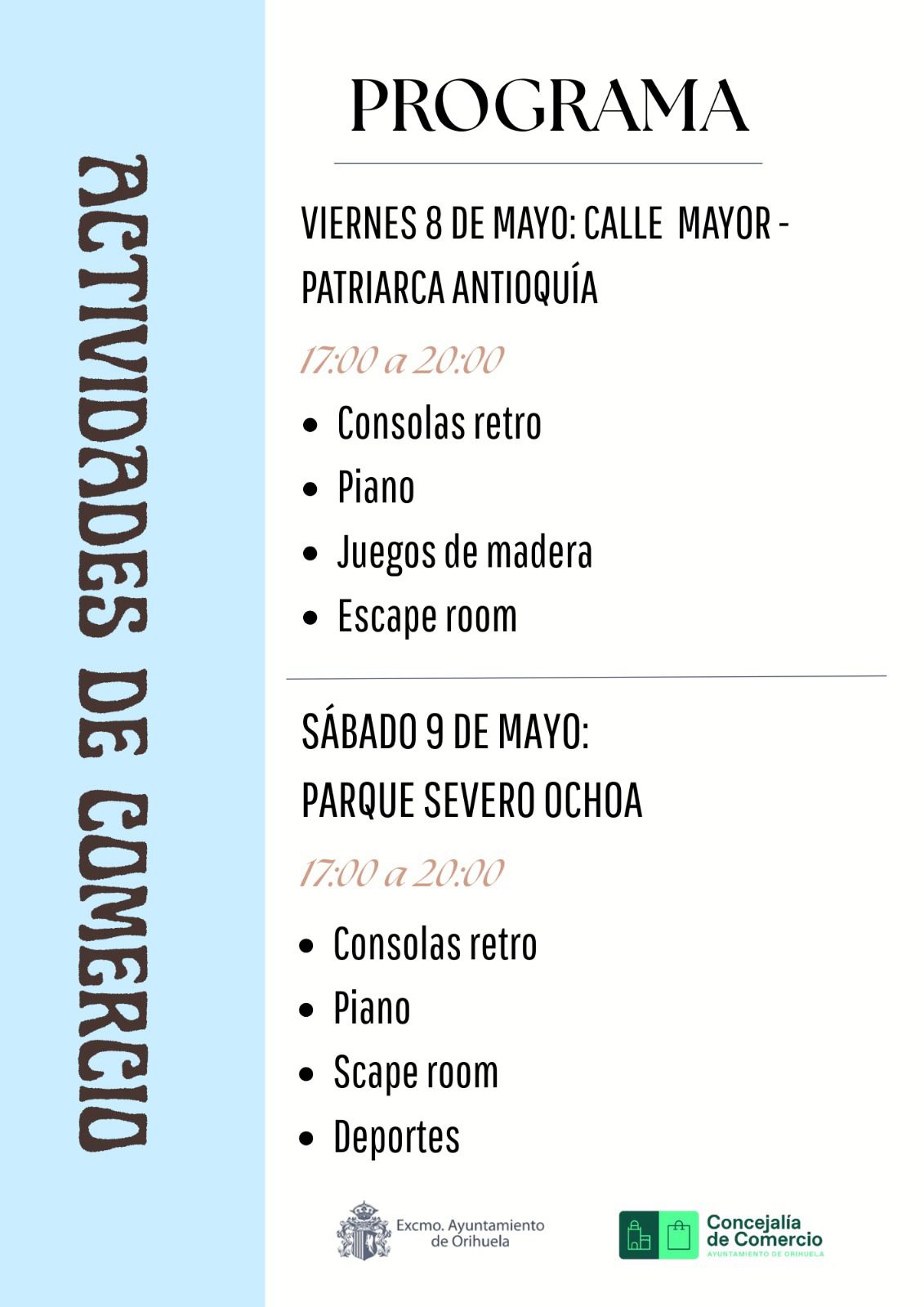 Actividades comerciales