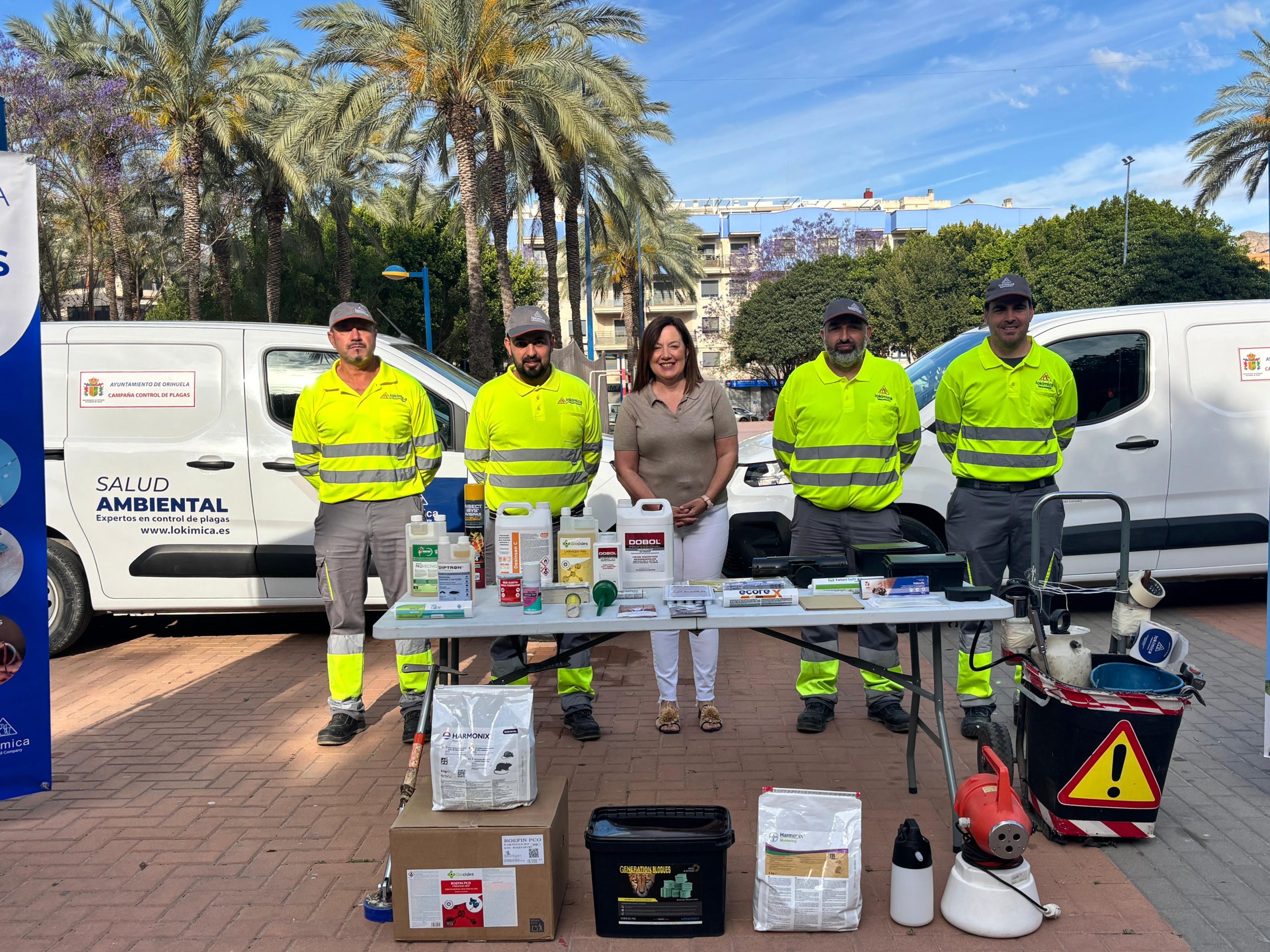 Sanidad refuerza las campañas de control y prevención de plagas ante la llegada del calor en Orihuela