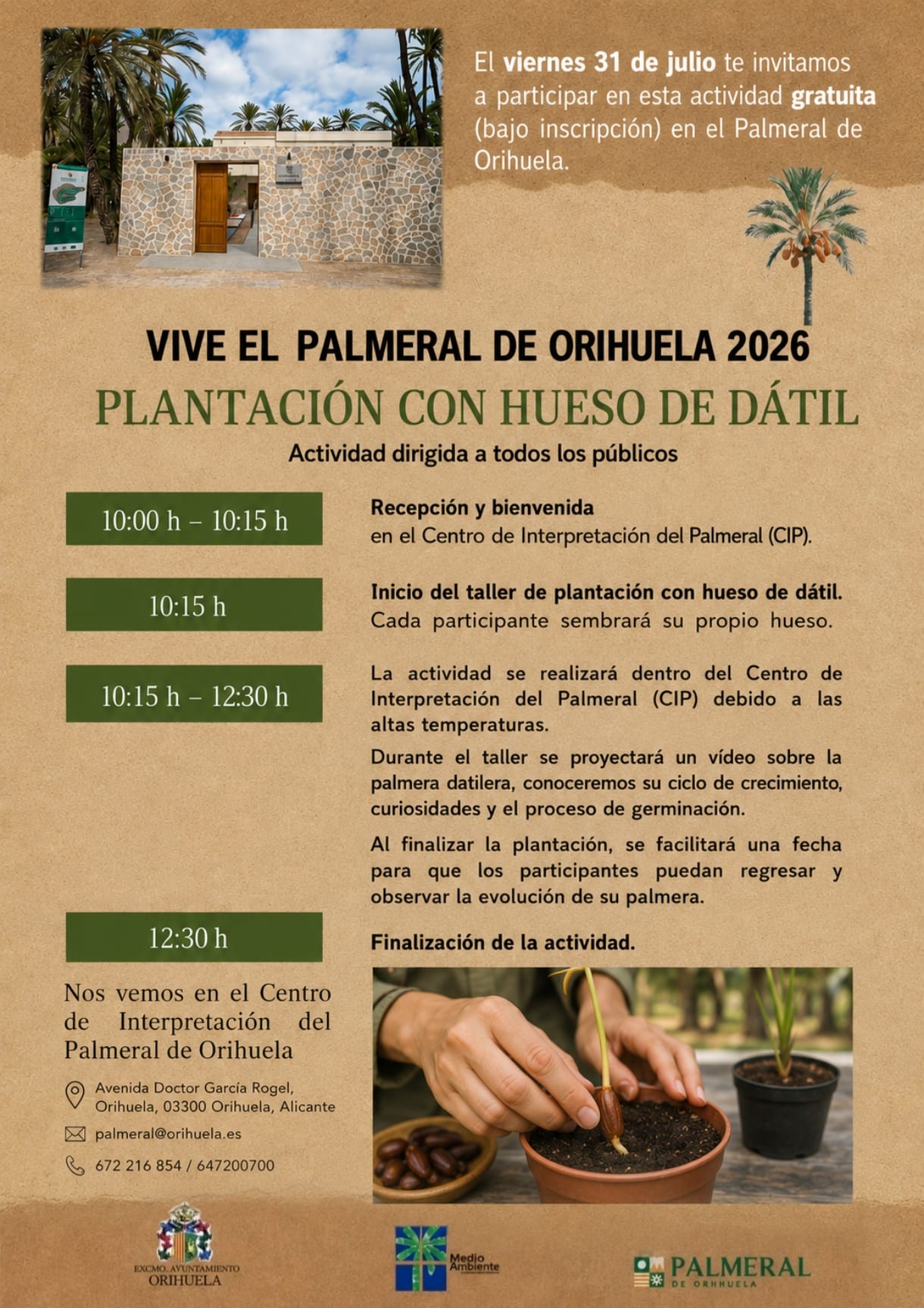 Cartel del Palmeral