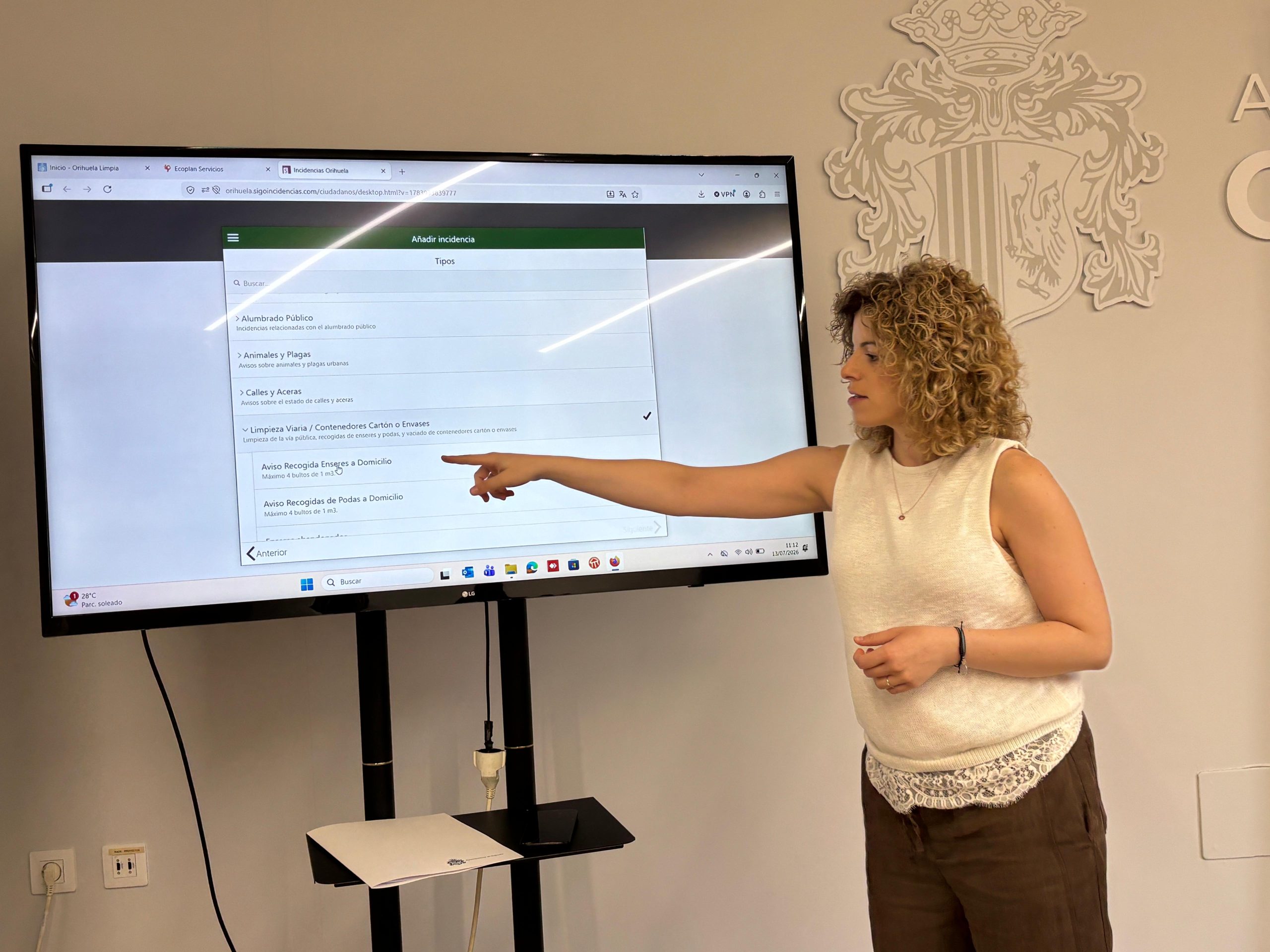El Ayuntamiento de Orihuela incorpora a la aplicación web las incidencias de Limpieza Viaria y RSU para mejorar el servicio en la costa
