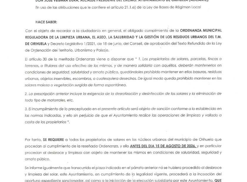 NP bando de alcaldía