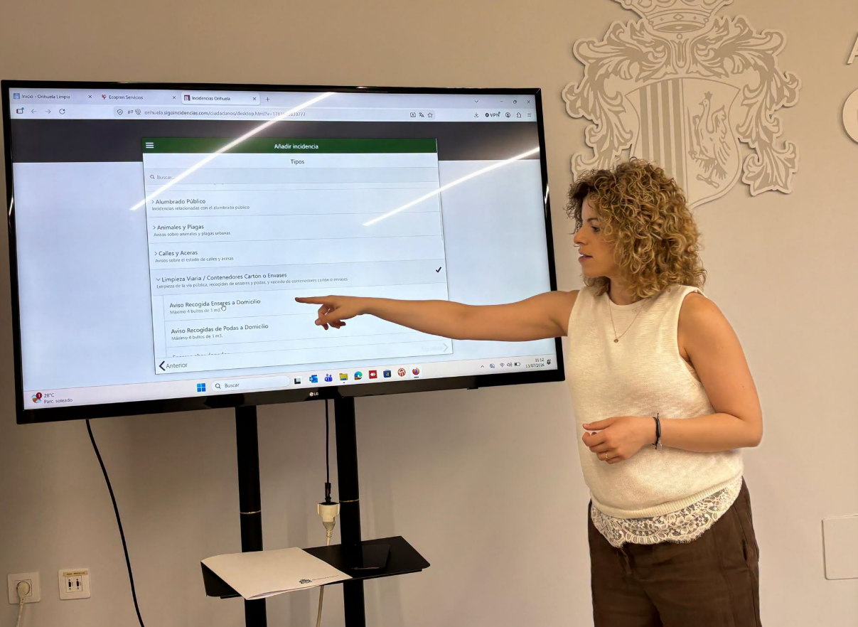 El Ayuntamiento de Orihuela incorpora a la aplicación web las incidencias de Limpieza Viaria y RSU para mejorar el servicio en la costa
