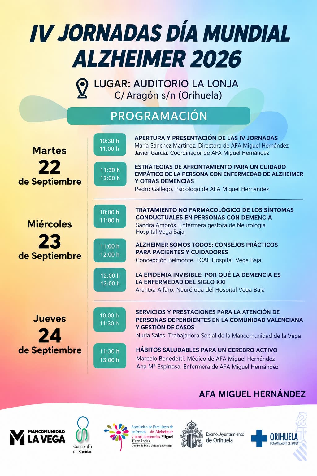 IV Jornadas Día Mundial Alzheimer 2026
